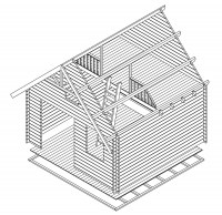 садовый домик 620